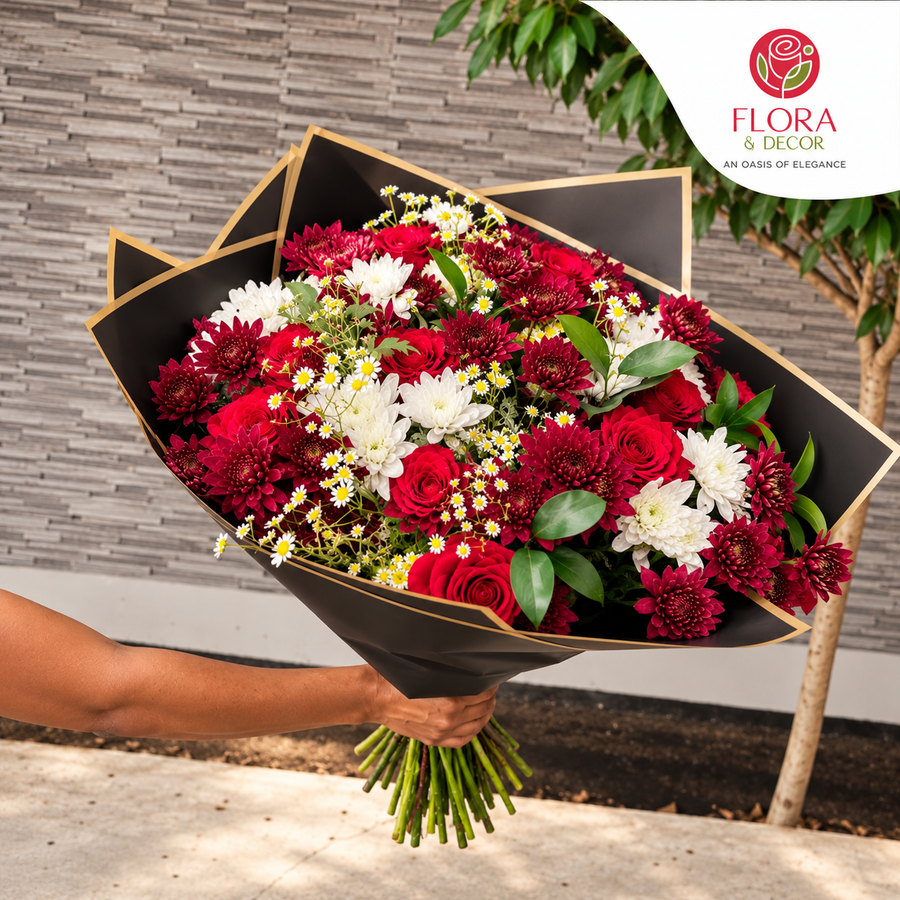 The Ruby Noir Bouquet